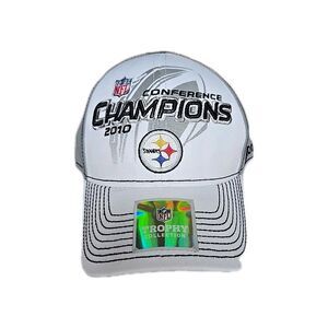Pittsburgh Steelers 2010 AFC Champions Reebok Hat Cap NFL Collectible NEW